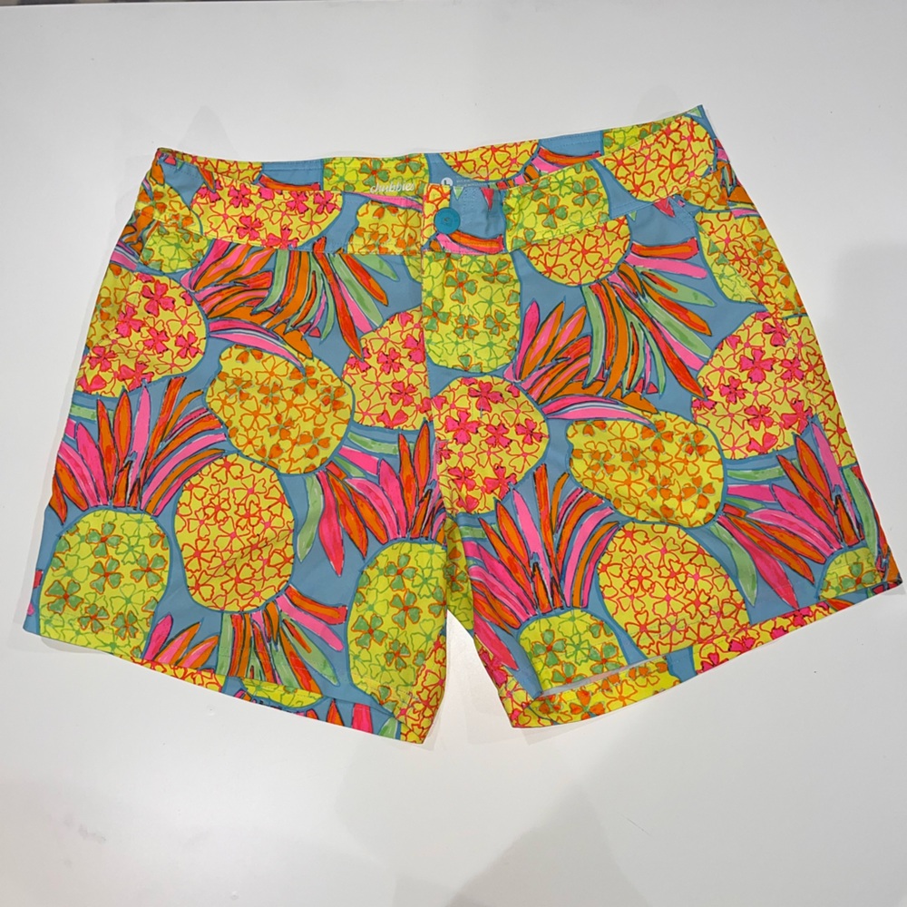 Chubbies Neon Pineapple Swim Trunks